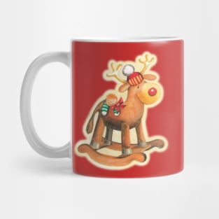 Rocking Reindeer Mug